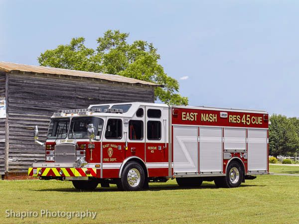 East Nash Voluunteer Fire Department, Wilson, NC 2013 E-ONE Typhoon HDR Larry Shapiro Photography